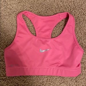Nike Pink Sports Bra Small